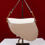 Christian Dior Saddle Bag With Strap Pink